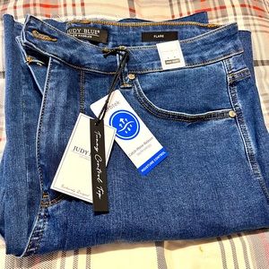 Judy Blue High Waist Cool Denim Tummy Control Zoe Flare